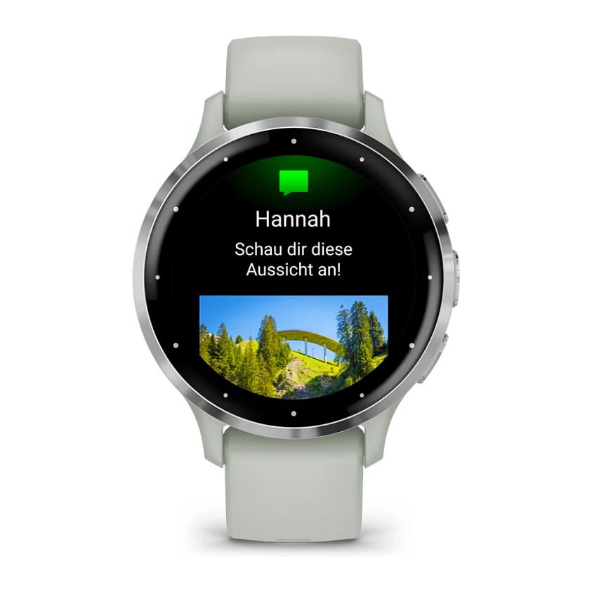 Orë e mençur Garmin Venu 3S / 41mm / AMOLED / GPS / Bluetooth / Wi-Fi / NFC / 8GB - Hiri/Argjend - 4
