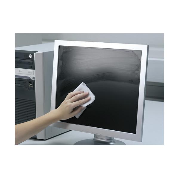 Set Pecetash për Pastrim Ekranesh DURABLE SCREENCLEAN DUO, 10 Sete, të Lagështa dhe të Thata - Bardhë - 3