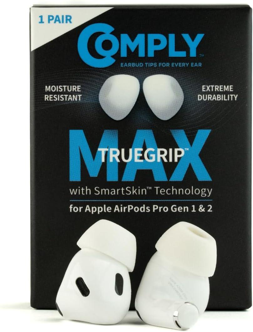 Aksesorë për Kufje Comply MAX për Apple AirPods Pro, Madhësia S, 1 Palë - Bardhë