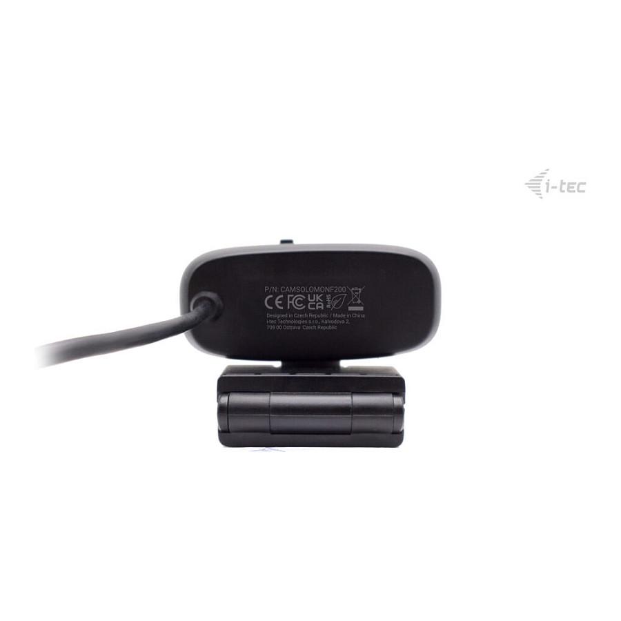 Webcam i-tec SOLOMON 200 / Full HD 1080p / 85° / Autofokus / 2 Mikrofona / Mbulesë Privatësie - Zezë - 4