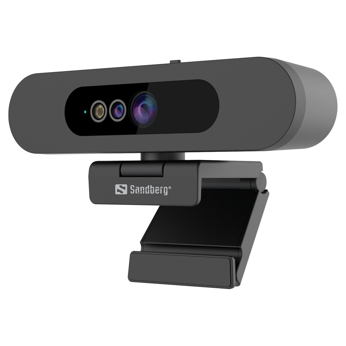 Webcam Sandberg Face Scan / 134-40 / Full HD 1080p / 2MP / Stereo Mikrofon / Windows Hello – Zezë - 2