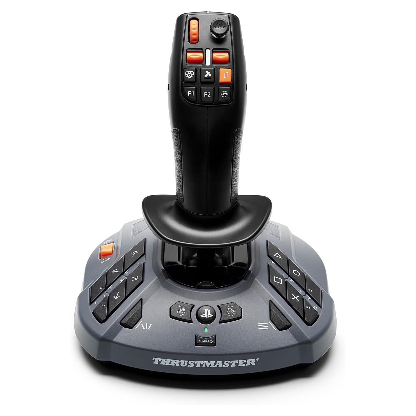 Kontroller për PC / PS5 Thrustmaster SimTask FarmStick P / Joystick / 3-Akshe / 33 Butona / H.E.A.R.T. Hall Effect / USB – Zezë - 7