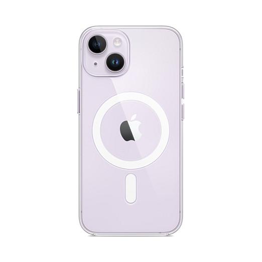 Case për Telefon Apple Clear Case, MagSafe, iPhone 14 - Transparent - 3