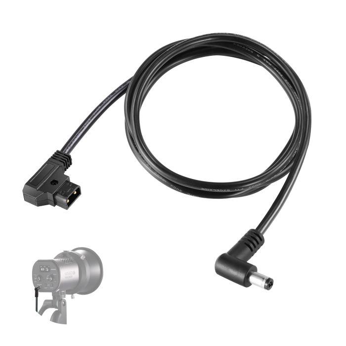 Kabllo për Ndriçim Neewer NC010, D-Tap në DC, 1.8m, për MS60, MS60B, MC60C, MS150B - Zezë
