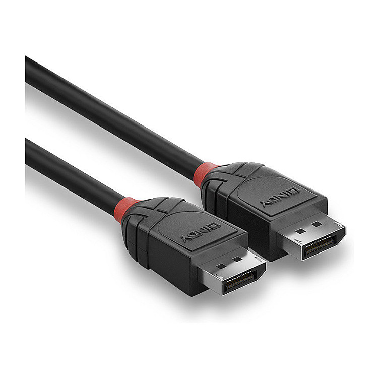 Kabllo DisplayPort Lindy 36494 / DisplayPort në DisplayPort / 1.5m / DisplayPort 1.2 / 4K 60Hz - Zezë - 3