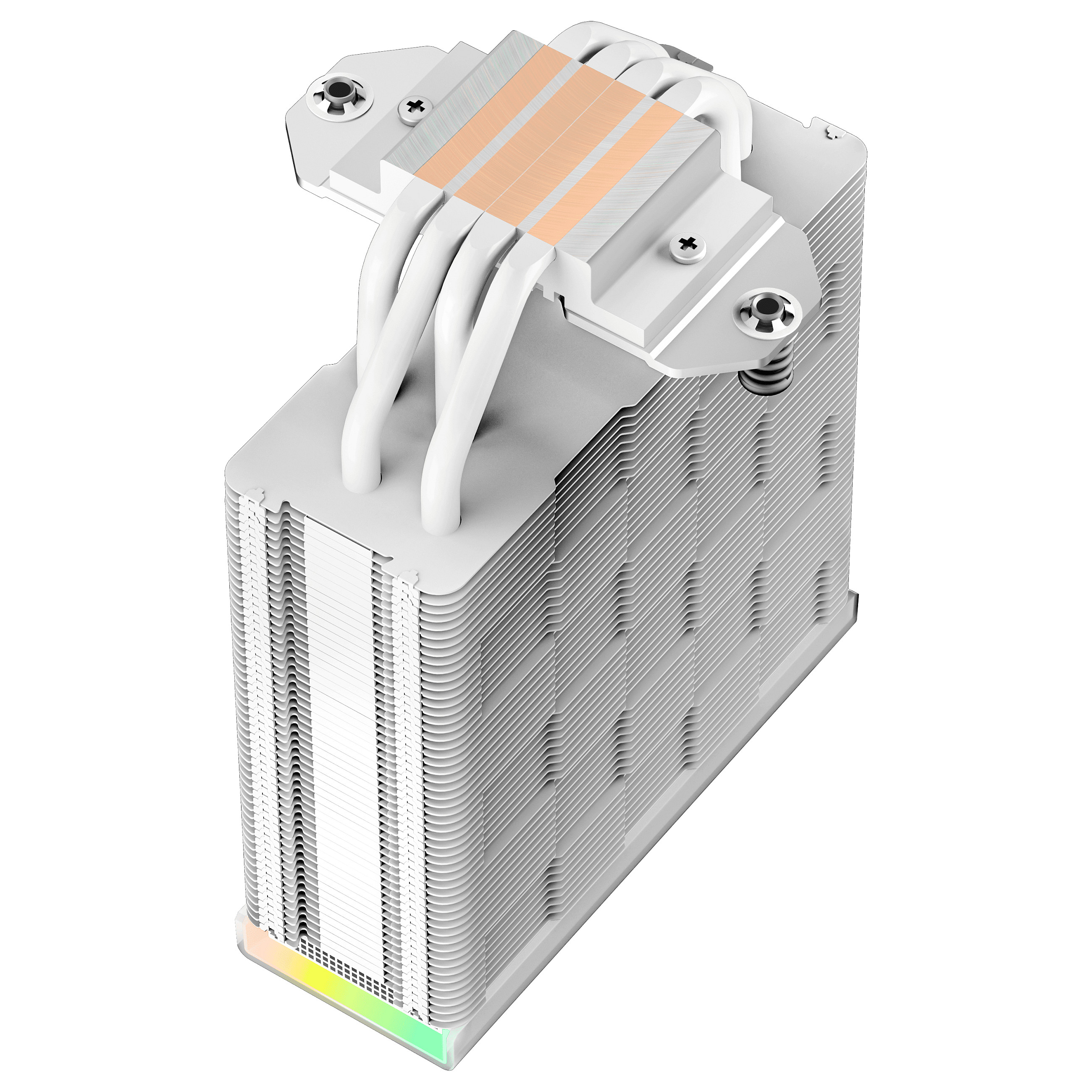 Ftohës për Procesor DeepCool AK400 DIGITAL WH / 120mm / 4 Heatpipe / ARGB / Ekran Dixhital - Bardhë - 6