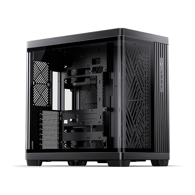 Kasë PC Jonsbo TK-4 / Midi Tower / ATX / Tempered Glass - Zezë - 22