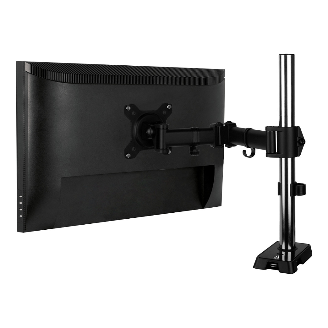 Mbajtëse për Monitor ARCTIC Z1 (Gen 3) / 1 Monitor / deri 34" / 15kg / VESA 75x75-100x100 / USB Hub / Tavolinë - Zezë - 2