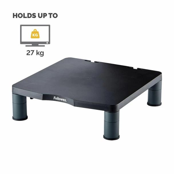 Mbajtëse për Monitor Fellowes Standard 9169301, deri 21", deri 27kg, lartësi e rregullueshme, 3 nivele - Zezë - 2