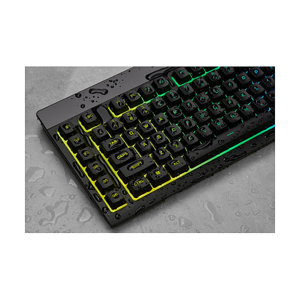 Tastierë Gaming Corsair K55 RGB PRO / Full-Size / Membrane / AZERTY Francez / RGB / 6 Macro Keys / Anti-Ghosting / USB - Zezë - 12