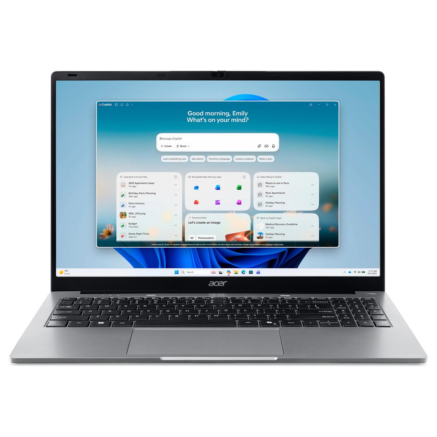 Laptop Acer Aspire Lite AL15-47P, Ryzen 3 5400U, 8GB DDR4, 512GB, 15.6" FHD IPS 60Hz, AMD Radeon Graphics - Hiri - 9