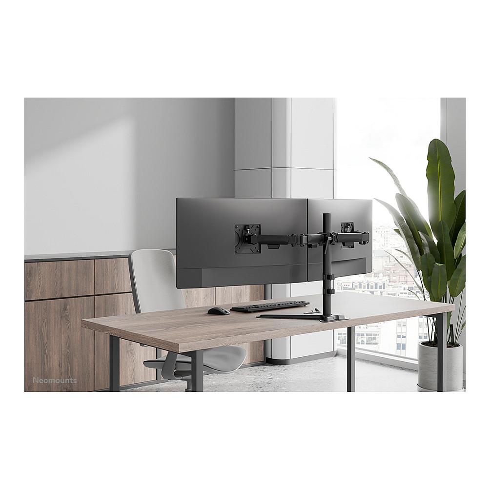 Mbajtëse për Monitor Neomounts, 2 Monitorë, 10"-32", 6kg - Zezë - 15