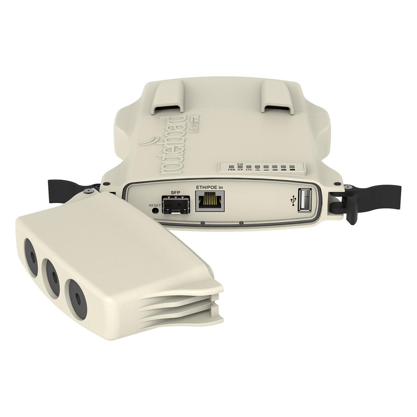 Access Point MikroTik NetMetal 5, Wi-Fi 5, 5GHz, 867Mbps, 2x2, 1x Gigabit Ethernet, 1x SFP, PoE - Hiri - 8