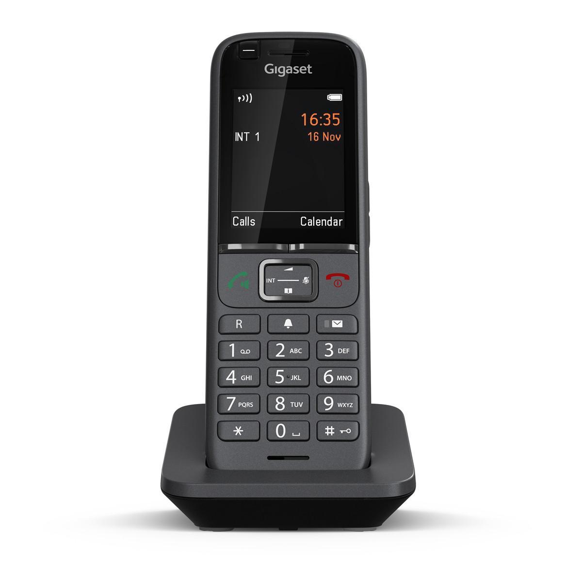 Telefon VoIP Gigaset S700H PRO / S30852-H2974-R102 / DECT / 2.4" TFT / Bluetooth 4.2 / 13 orë / IP40 – Antracit - 2