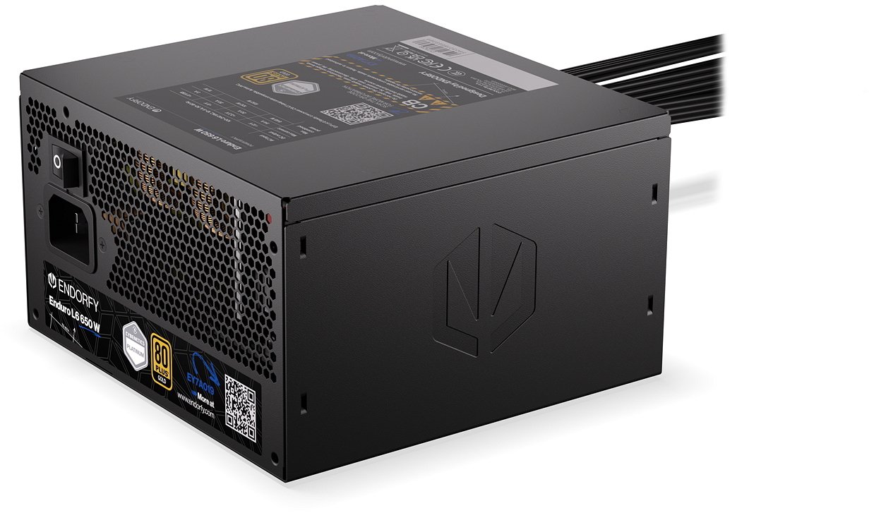 Furnizues Energjie Endorfy Enduro L6 / 750W / ATX 3.1 / 80 PLUS Gold / Non-Modular - Zezë - 4