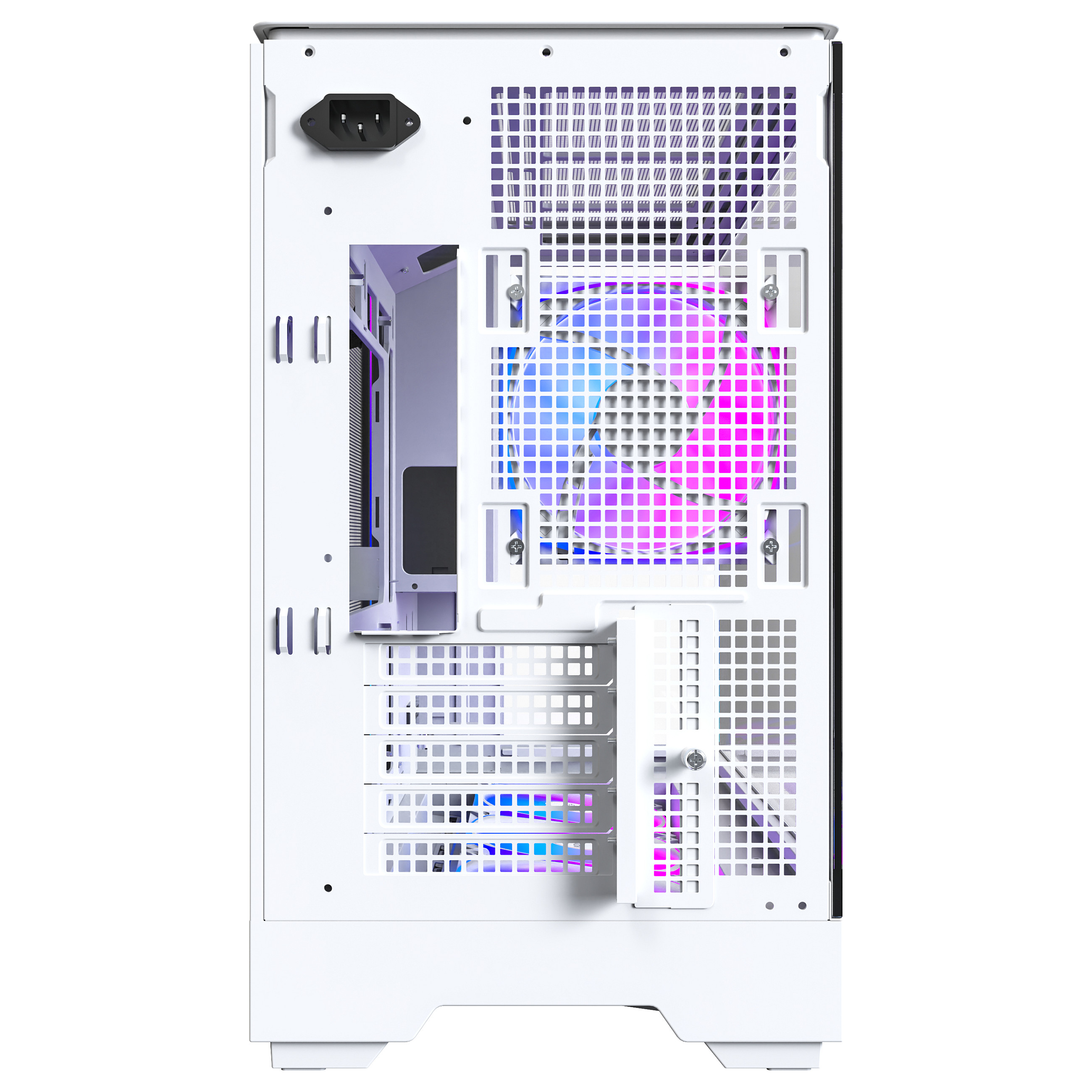 Kasë PC Montech KING 15 PRO / Micro-ATX / Tempered Glass - Bardhë - 5