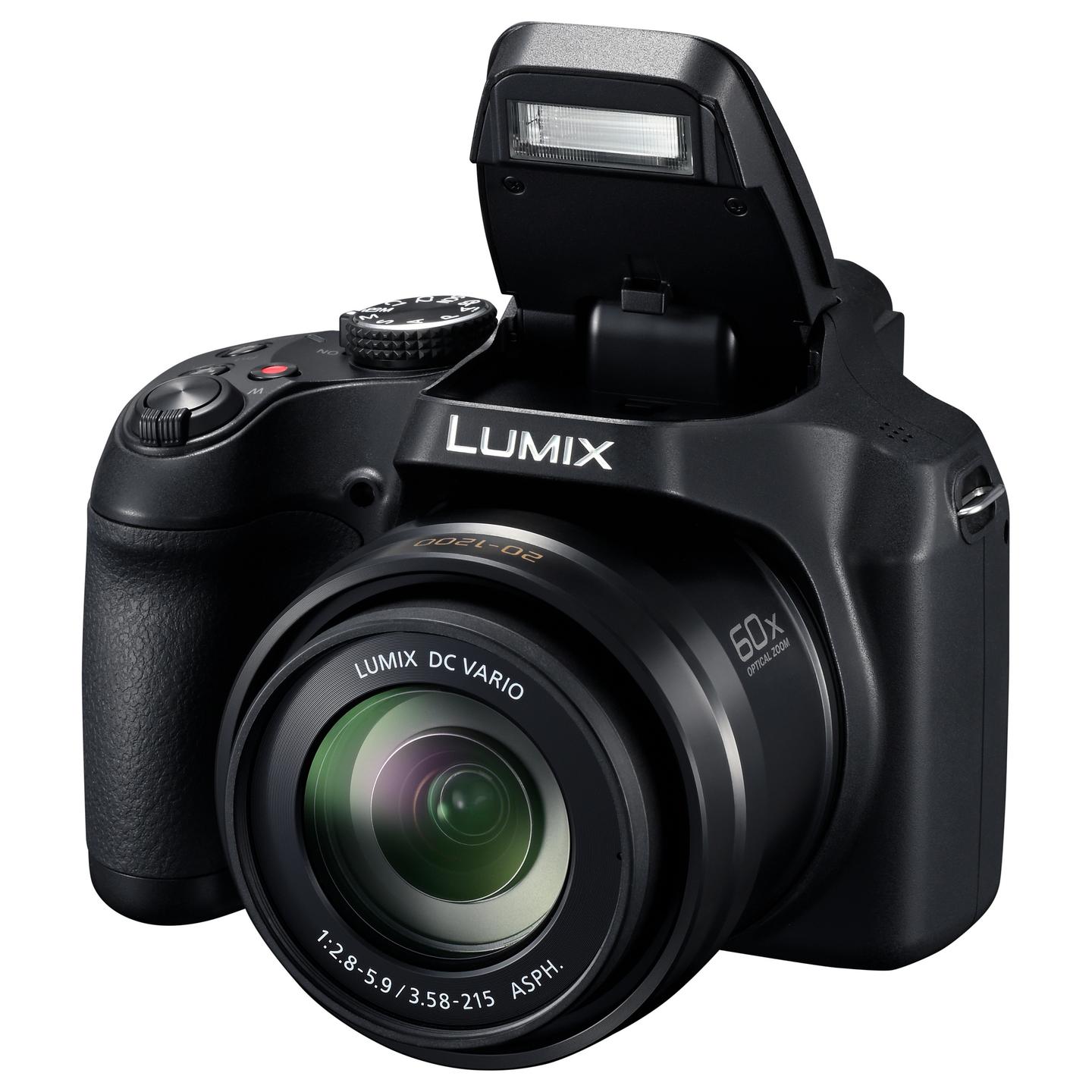 Kamerë digjitale Panasonic Lumix DC-FZ82 / 18.1MP / 60x Optical Zoom / 4K / 20-1200mm / Touchscreen - Zezë - 4