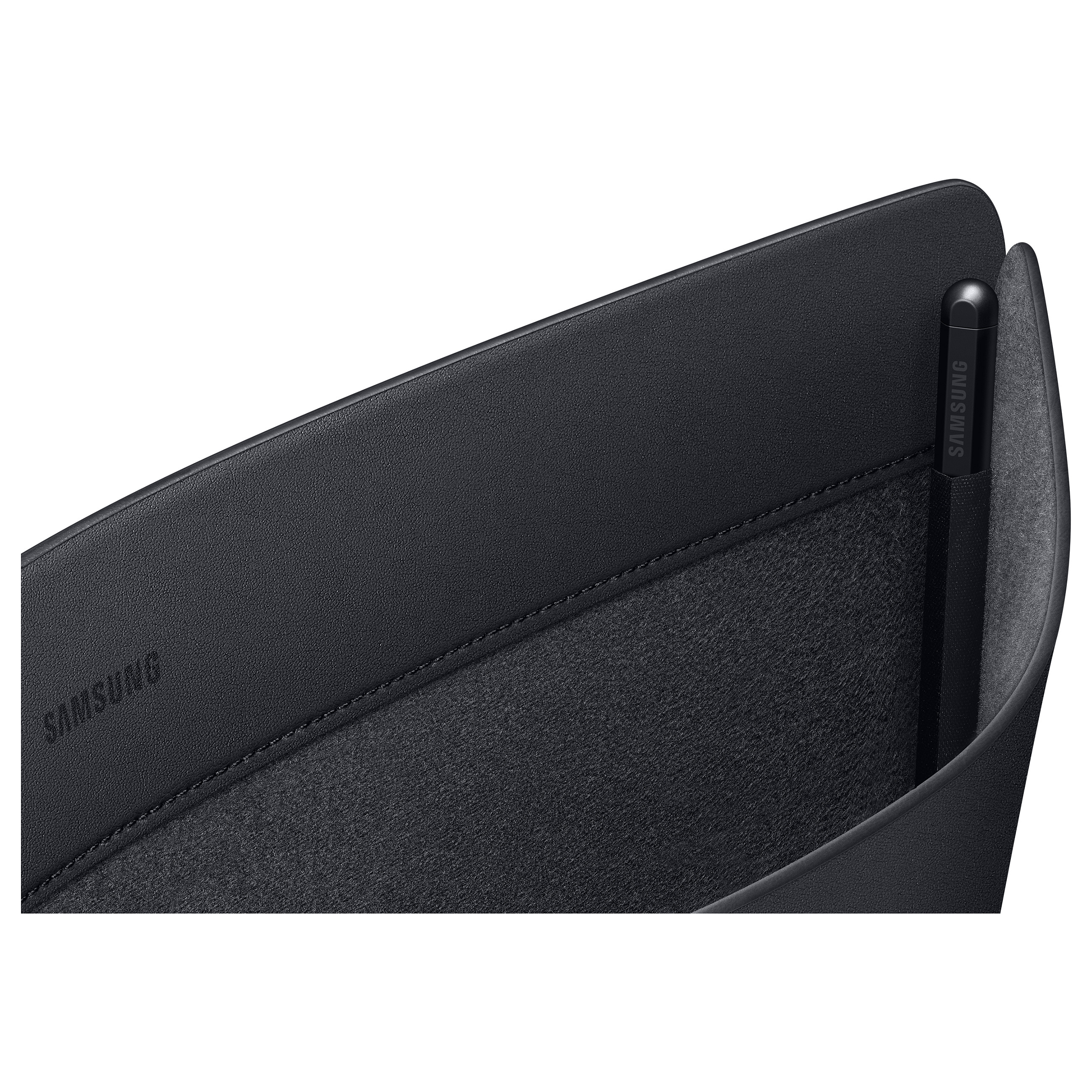 Aksesorë për Laptop Samsung EF-LPUN6 / Pouch Case / 16" / Vegan Leather / S Pen Holder - Zezë - 5