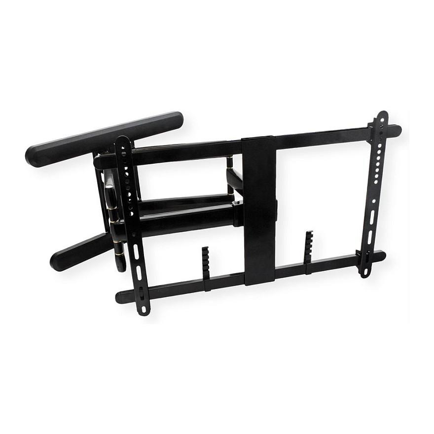Mbajtëse për TV ROLINE / 37″–80″ / deri në 70 kg / Lartësi te Rregullueshme / e Rrotullueshme - Zezë - 7