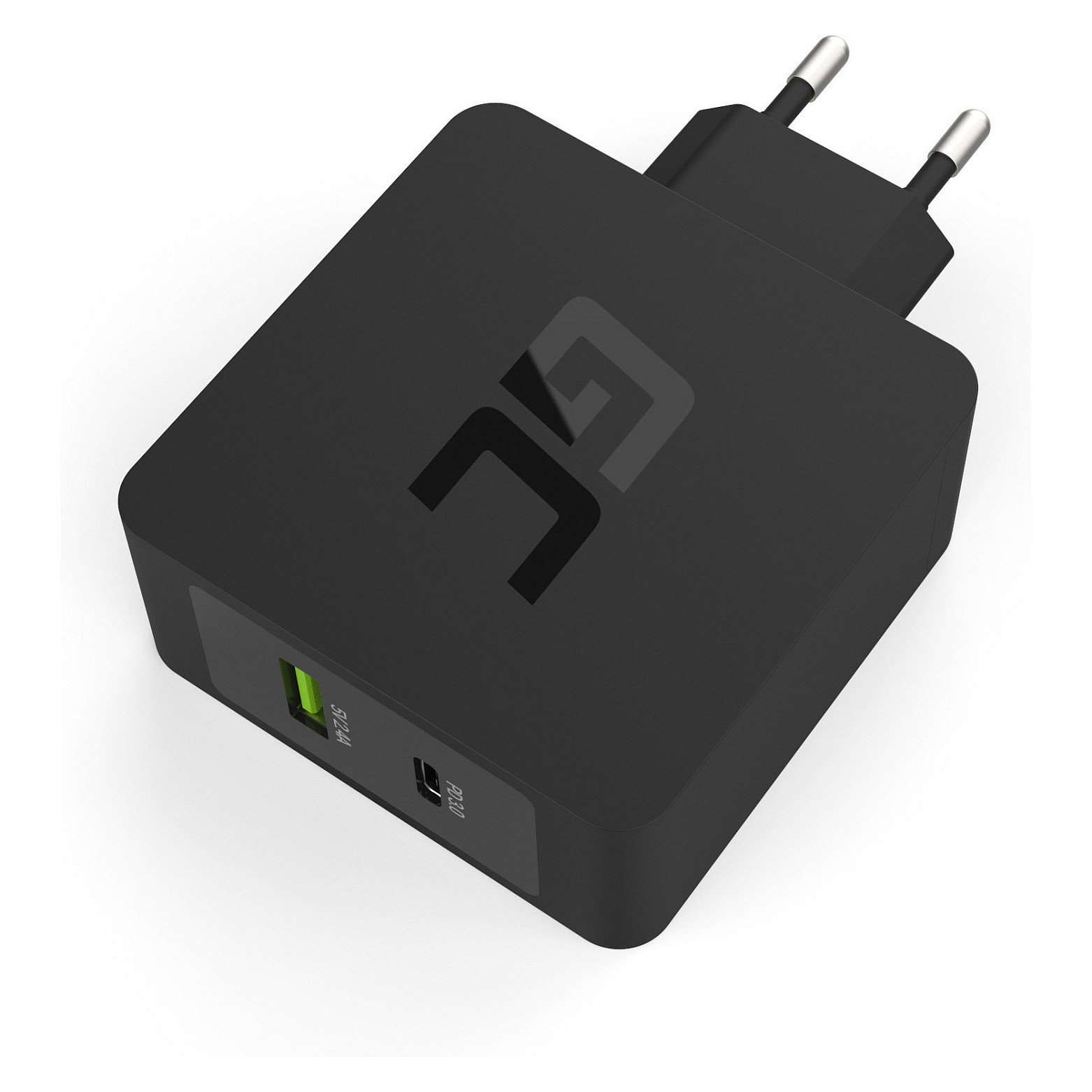 Karikues Green Cell CHAR10 / USB-C + USB-A / Karikim i shpejtë - Zezë - 4