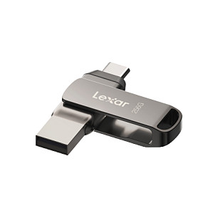 USB Flash Drive Lexar JumpDrive D400 / 256GB / USB-C + USB-A / USB 3.2 Gen 1 / 130MB/s – Gri - 3
