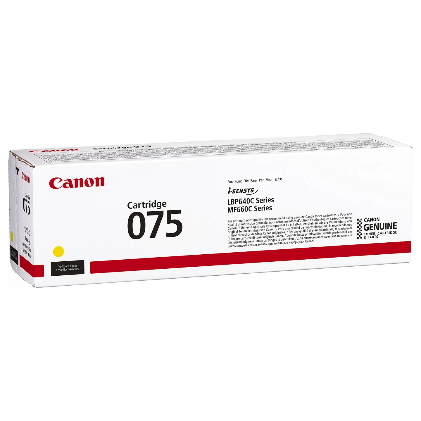 Toner Canon 075, 1,400 faqe - Zezë - 2