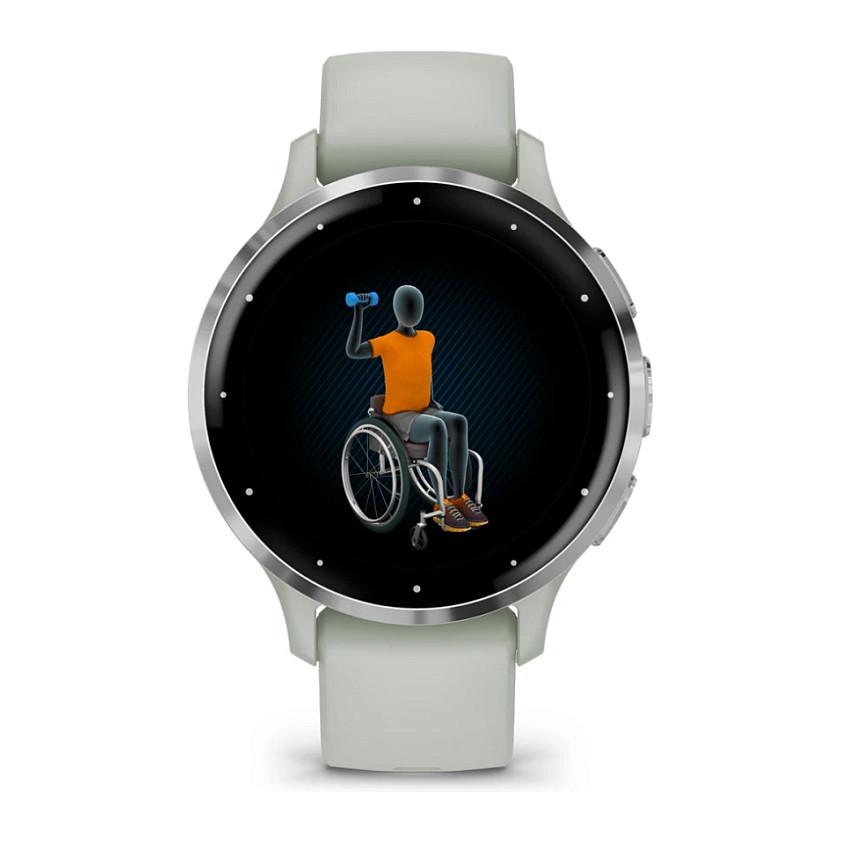 Orë e mençur Garmin Venu 3S / 41mm / AMOLED / GPS / Bluetooth / Wi-Fi / NFC / 8GB - Hiri/Argjend - 6