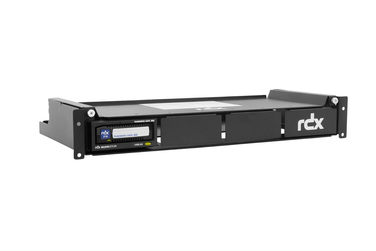 Aksesorë për Disqe Tandberg Data RDX QuadPAK / 3800-RAK / 1.5U / 19" Rack – Zezë - 2