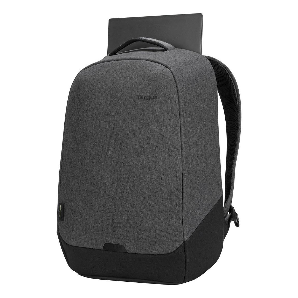 Çantë për laptop Targus Cypress TBB58802GL / Security Backpack / 15.6" / 21 L / EcoSmart / Padded Laptop Compartment / No External Pockets / Trolley Strap - Gri/Zezë - 10