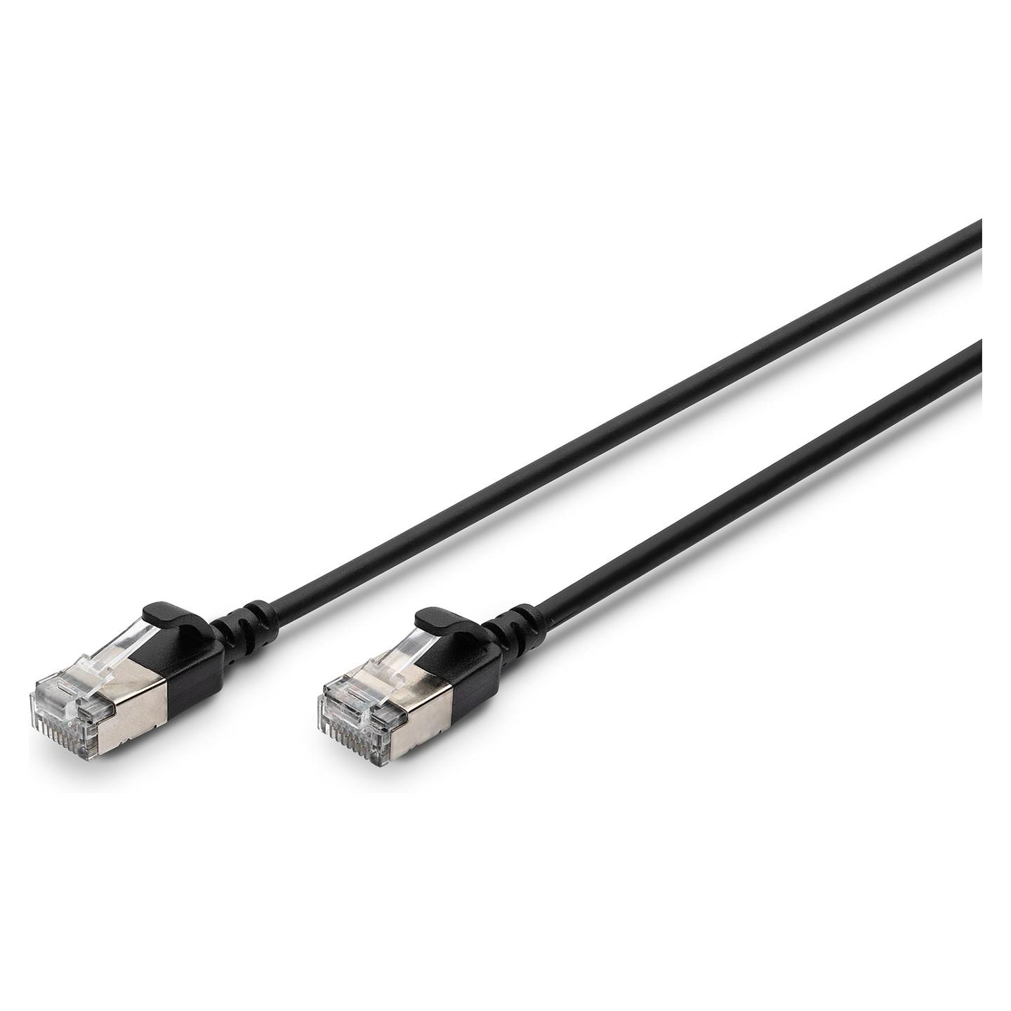 Kabllo për Rrjet DIGITUS DK-1632-A-015S-BL / Cat 6A / F/FTP / RJ-45 / 10Gbps / 1.5m - Zezë