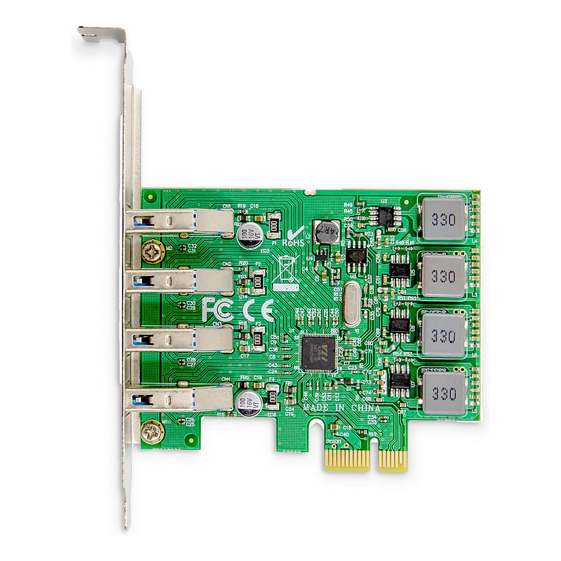 Kartë Zgjerimi DIGITUS DS-30226, PCI Express 2.0, 4x USB-A 3.0, 5Gbps, VIA VL805, Low Profile - 3