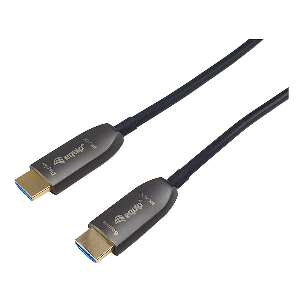 Kabllo HDMI EQUIP 119422 / HDMI në HDMI / 50m / 4K 30Hz - Zezë - 4