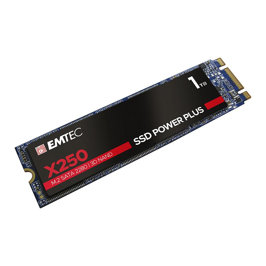 SSD e Brendshme EMTEC X250, 1TB, M.2 2280, SATA III, 520MB/s Read, 500MB/s Write - 3