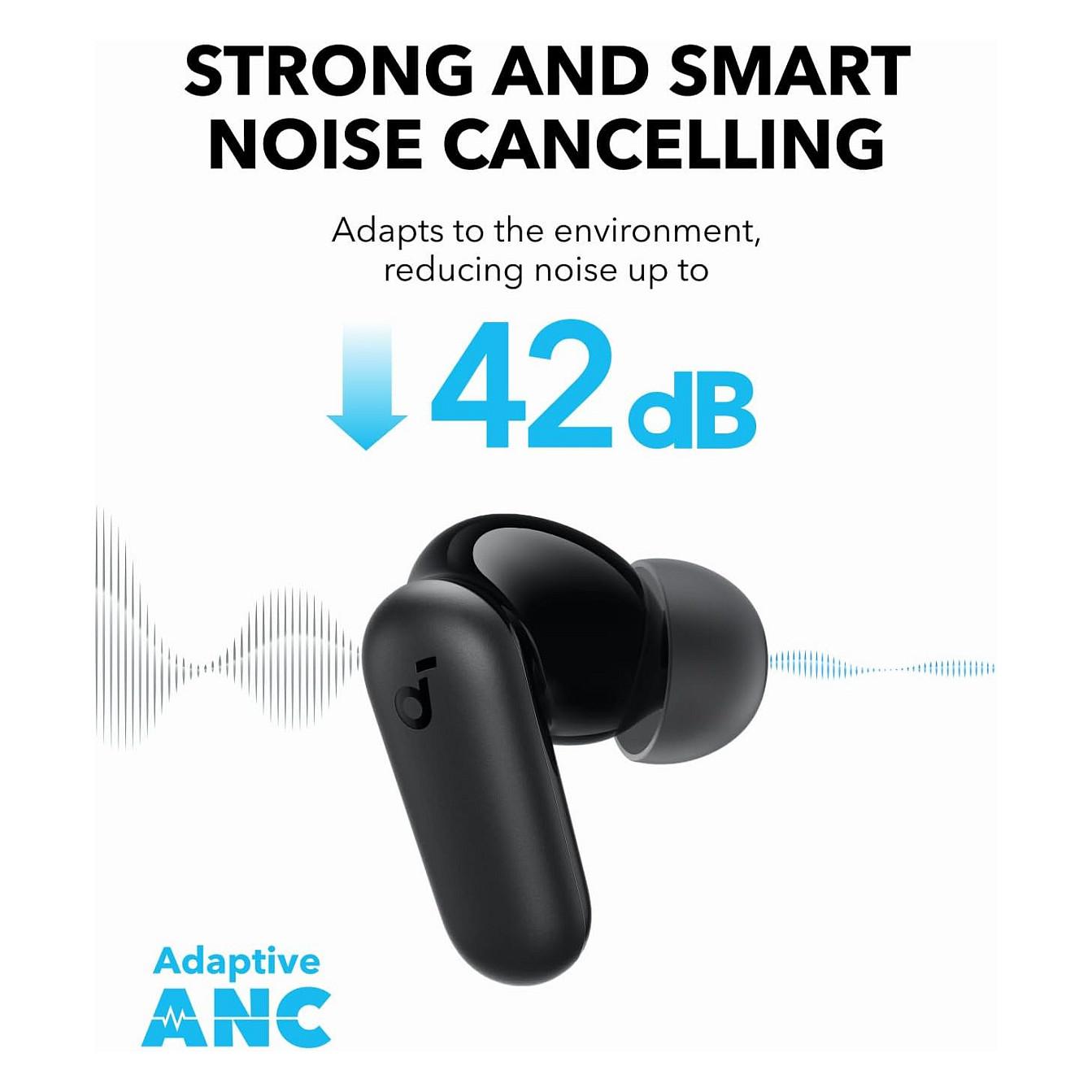 Kufje pa kabllo Anker Soundcore P30i / In-Ear / Bluetooth 5.4 / ANC / IP54 - Zezë - 4
