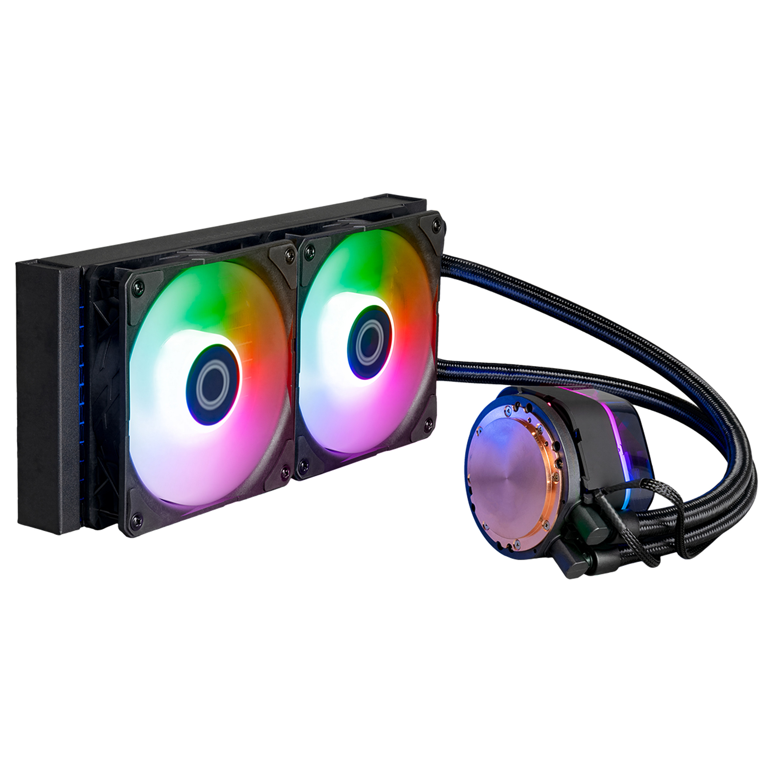 Ftohës për Procesor Cooler Master MasterLiquid 240 ATMOS / 240mm / AIO / ARGB – Zezë - 3