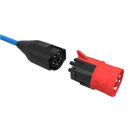 Adapter NRGkick 20001003, 16A, 5-Polësh, 3-Fazor, 11kW - Kuqe - 2