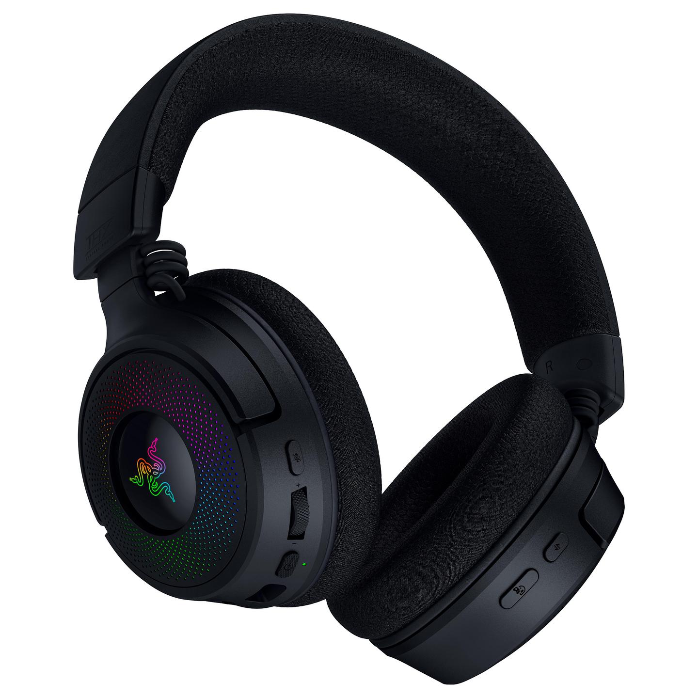 Kufje Gaming Razer Kraken V4, Wireless 2.4GHz, Bluetooth 5.3, USB, 40mm, Mikrofon - Zezë