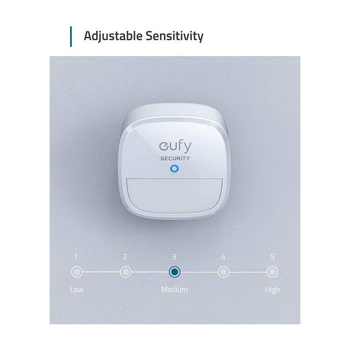 Sensor Lëvizjeje për Sisteme Sigurie eufy T8910021, Wireless, Distancë Detektimi 9.1m, Montim në Mur - Bardhë - 12