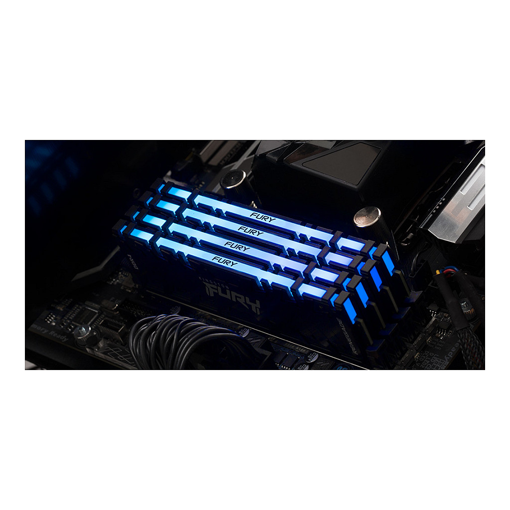 RAM Memorie DDR4 Kingston FURY Renegade RGB / 64GB (2x32GB) / DIMM / 3200 MHz / 288-pin - Zezë - 16