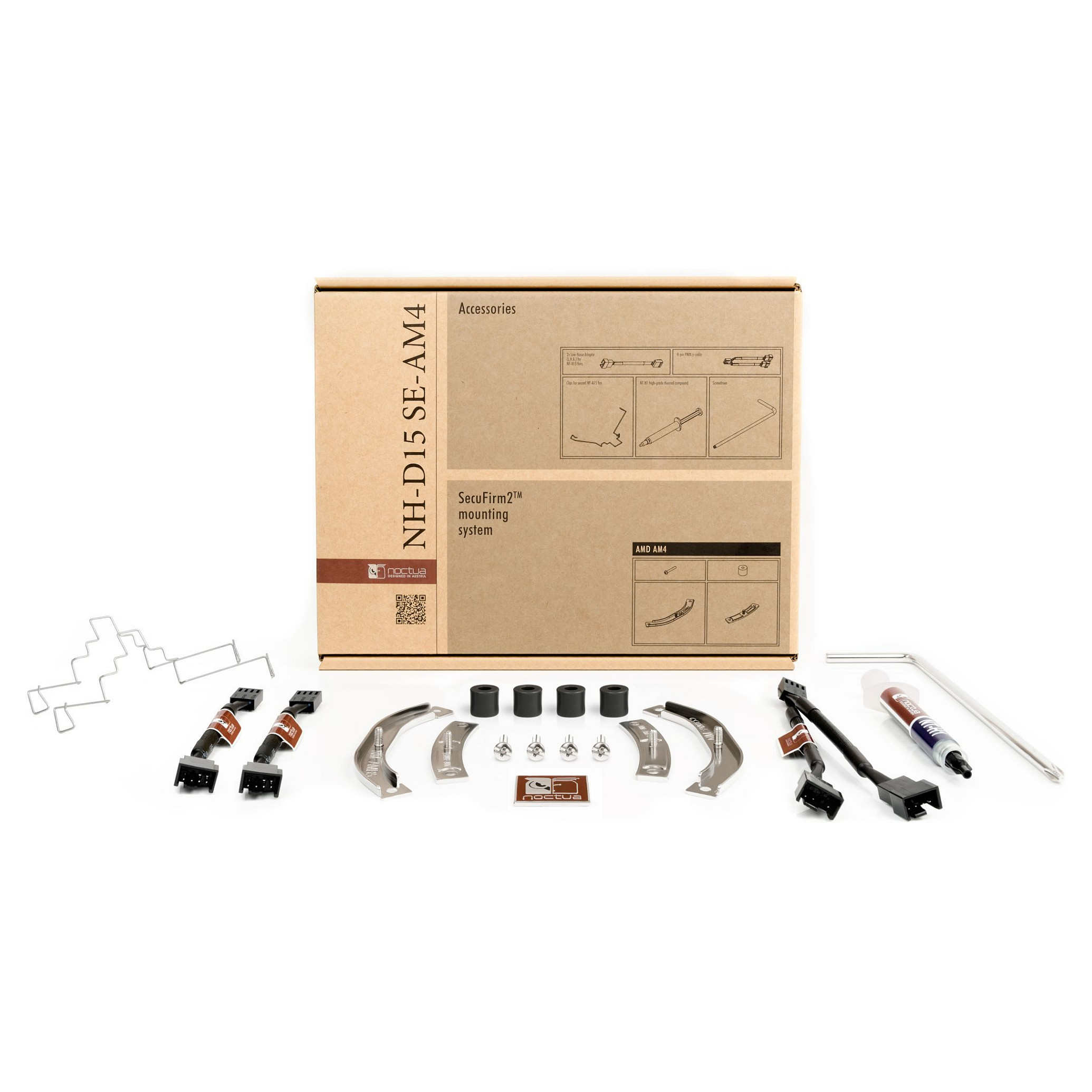 Ftohës për Procesor Noctua NH-D15 SE-AM4 / Dual-Tower / 1500 RPM – Kafe/Krem - 5