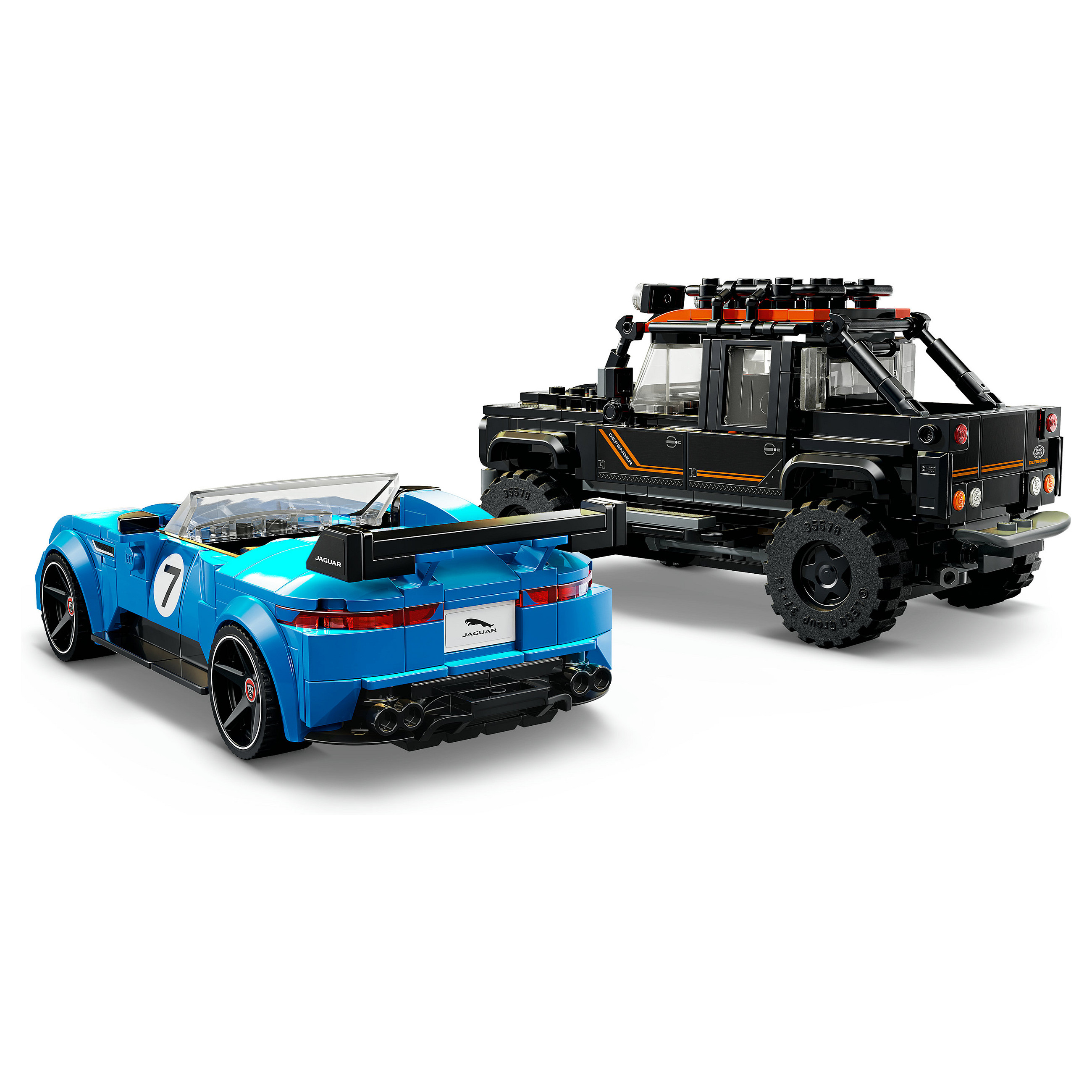 LEGO Speed Champions Jaguar Project 7 & Land Rover Defender - 16