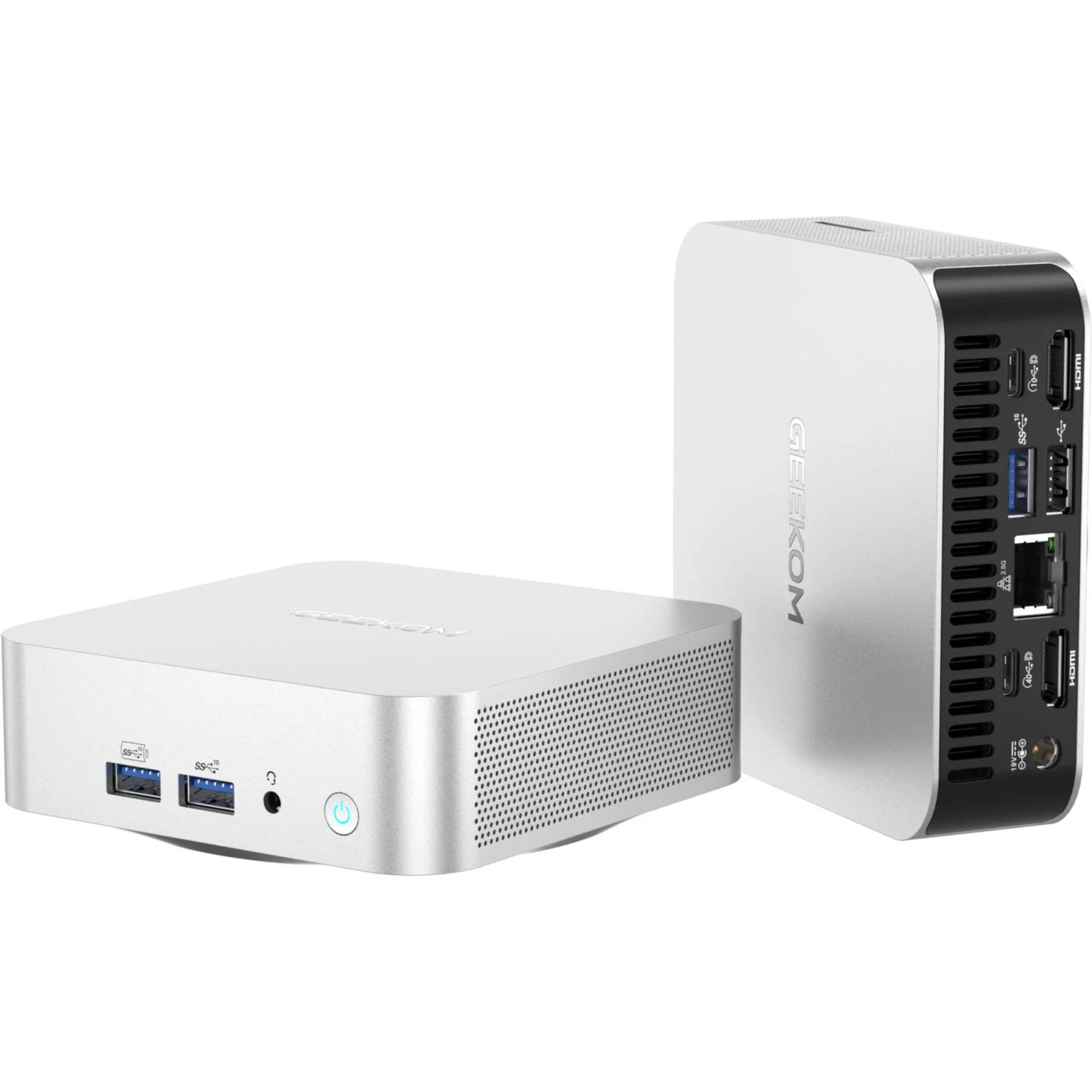 Mini Kompjuter GEEKOM A6 / Ryzen 7 6800 / 16GB DDR5 / 1TB / Radeon 680M - Argjend/Zezë - 3