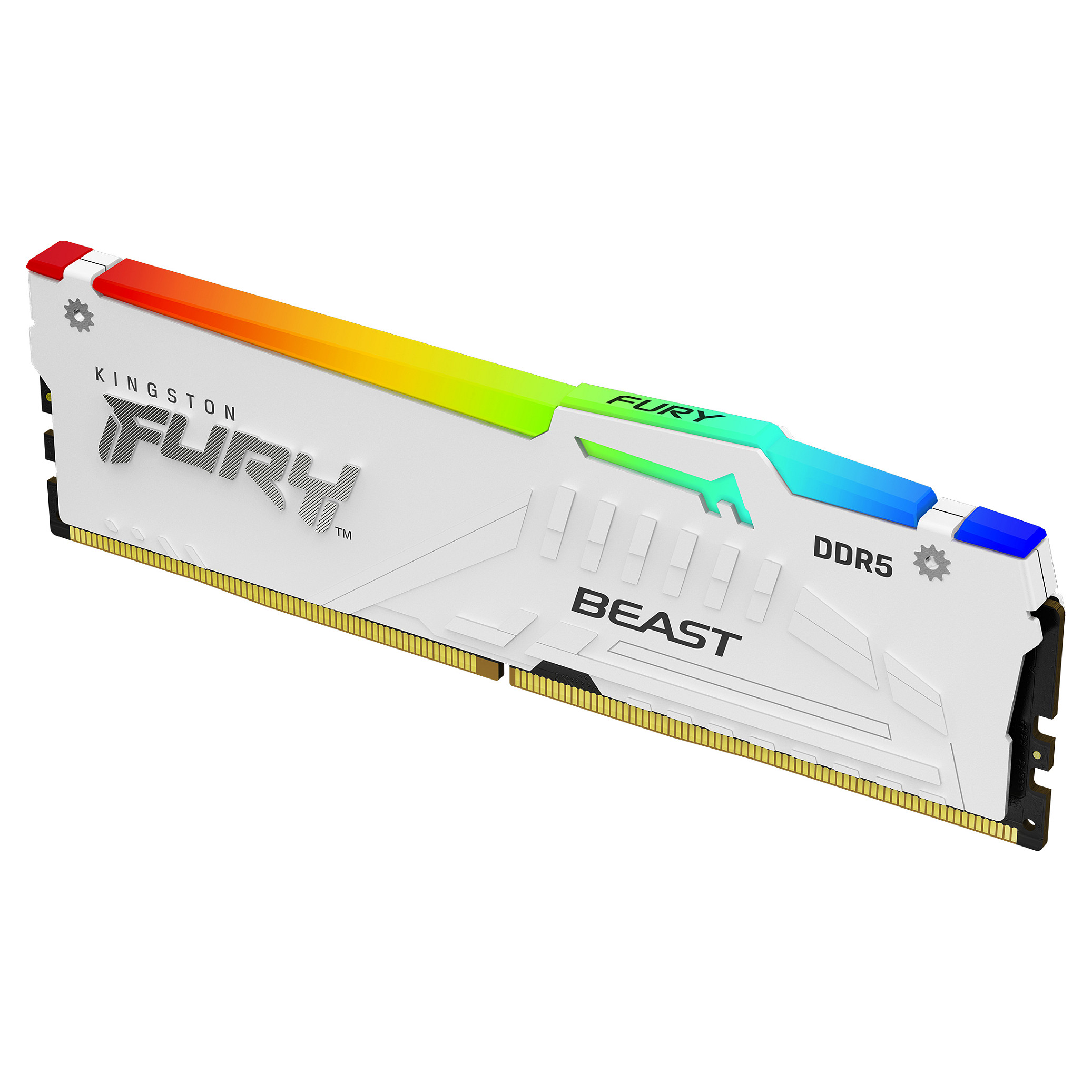 RAM Memorie DDR5 Kingston FURY Beast RGB / 16GB / DIMM / 6000MT/s / 288-pin - Bardhë