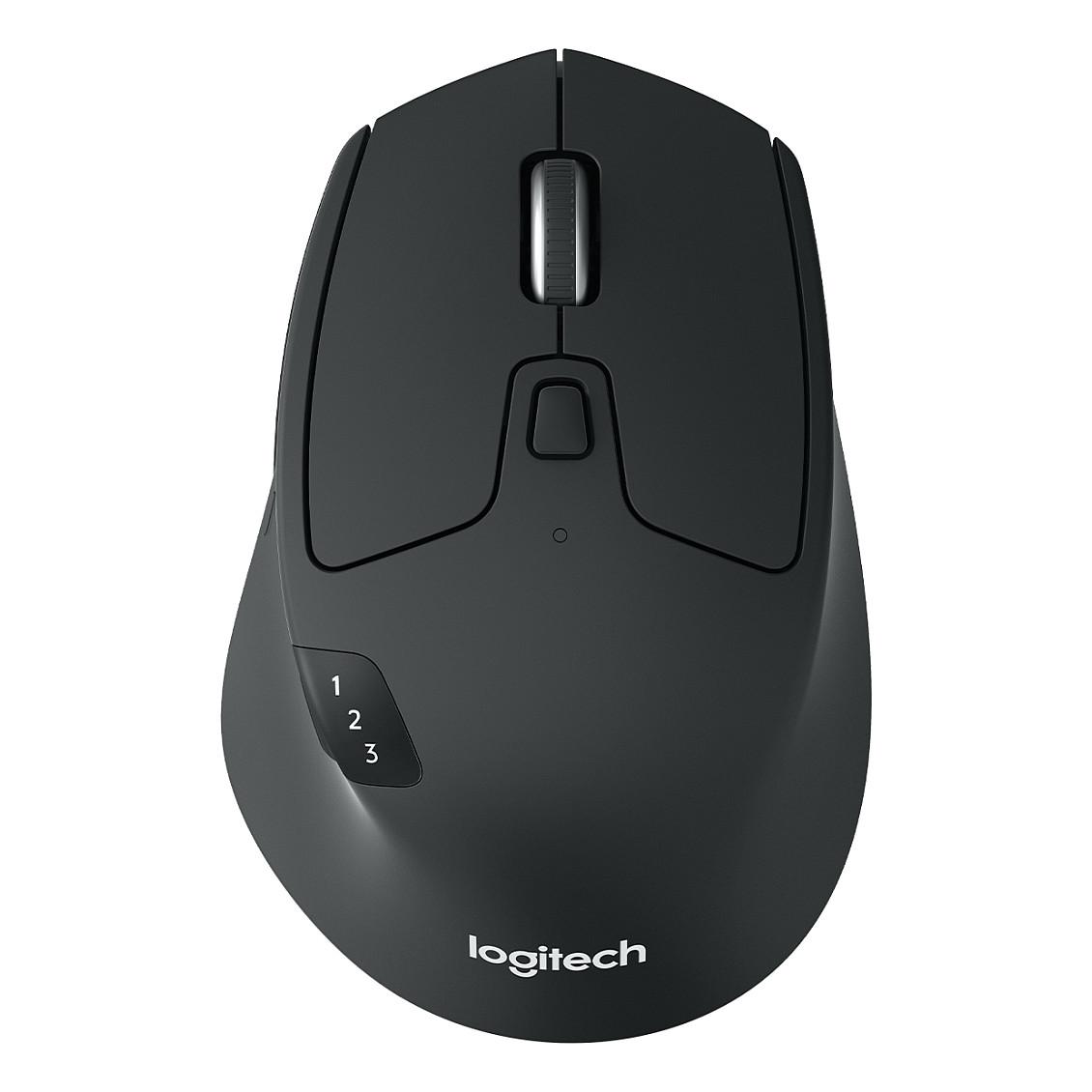 Logitech M720 Triathlon Wireless Maus – 1000 DPI, 8 Butona, Bluetooth + 2.4GHz, Unifying Receiver – Zezë - 11