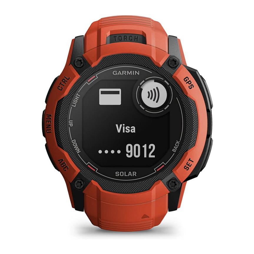 Orë e Mençur Garmin Instinct 2X Solar, GPS Multi-Band, Karikim Solar, Fener LED, Garmin Pay, 10 ATM - Kuqe - 9