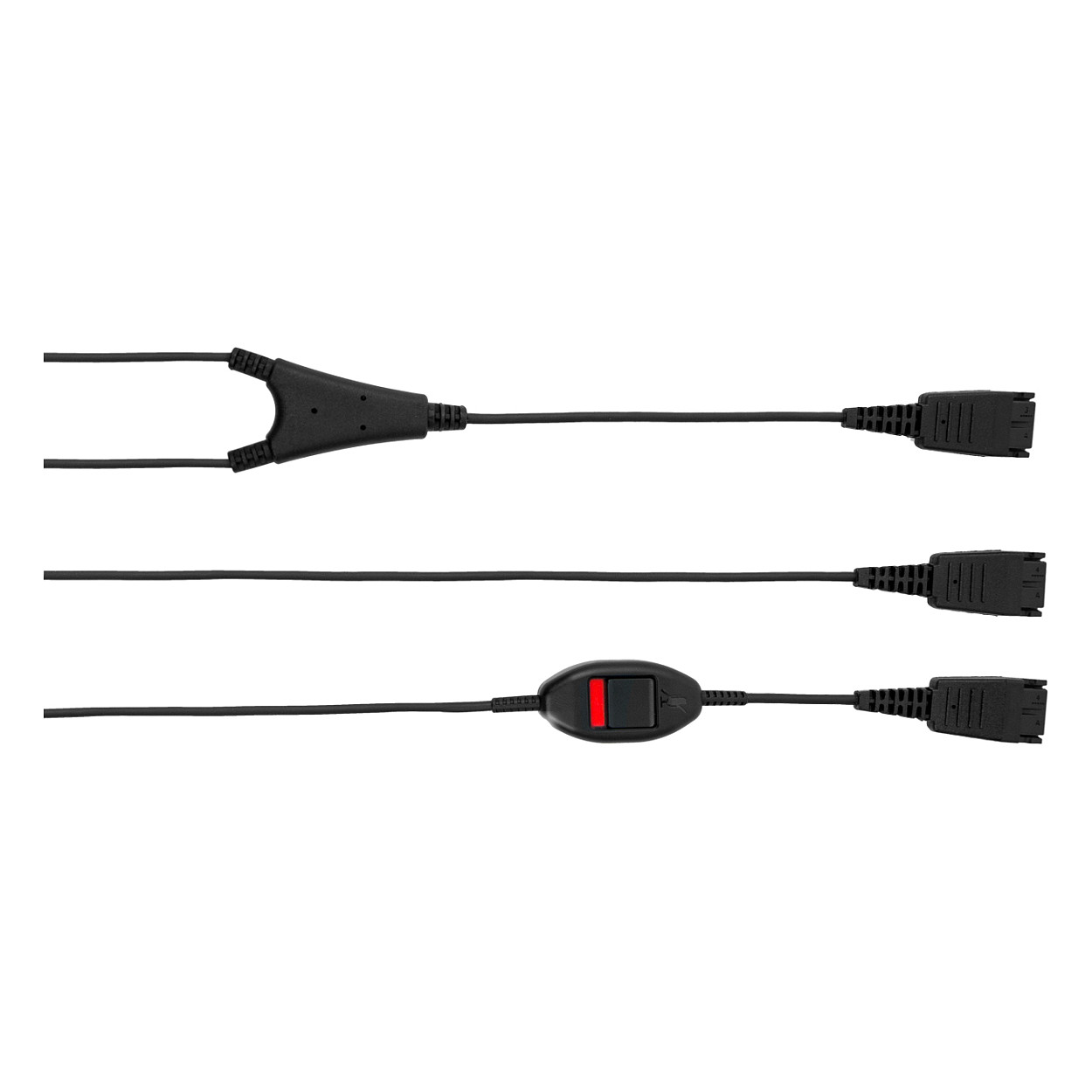 Kabllo Jabra SUPERVISOR 8800-02-01 / QD / 2x QD / Mute - Zezë - 2