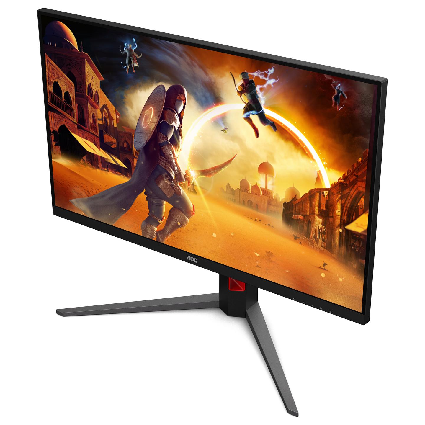 Monitor Gaming AOC G4 U32G4U, 31.5", 4K UHD Fast IPS, 160Hz, 1ms, HDR400, HDMI 2.1 + DisplayPort - Zezë/Kuqe - 6
