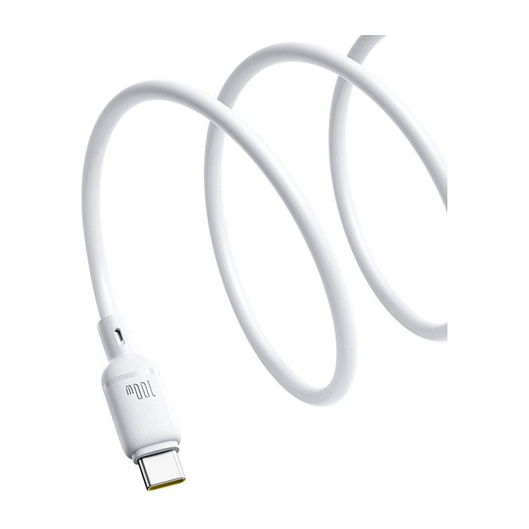 Kabllo USB Baseus P10377704213-00 / USB-C në USB-C / USB 3.2 Gen 1 / 480Mbps / 1m – Bardhë - 2