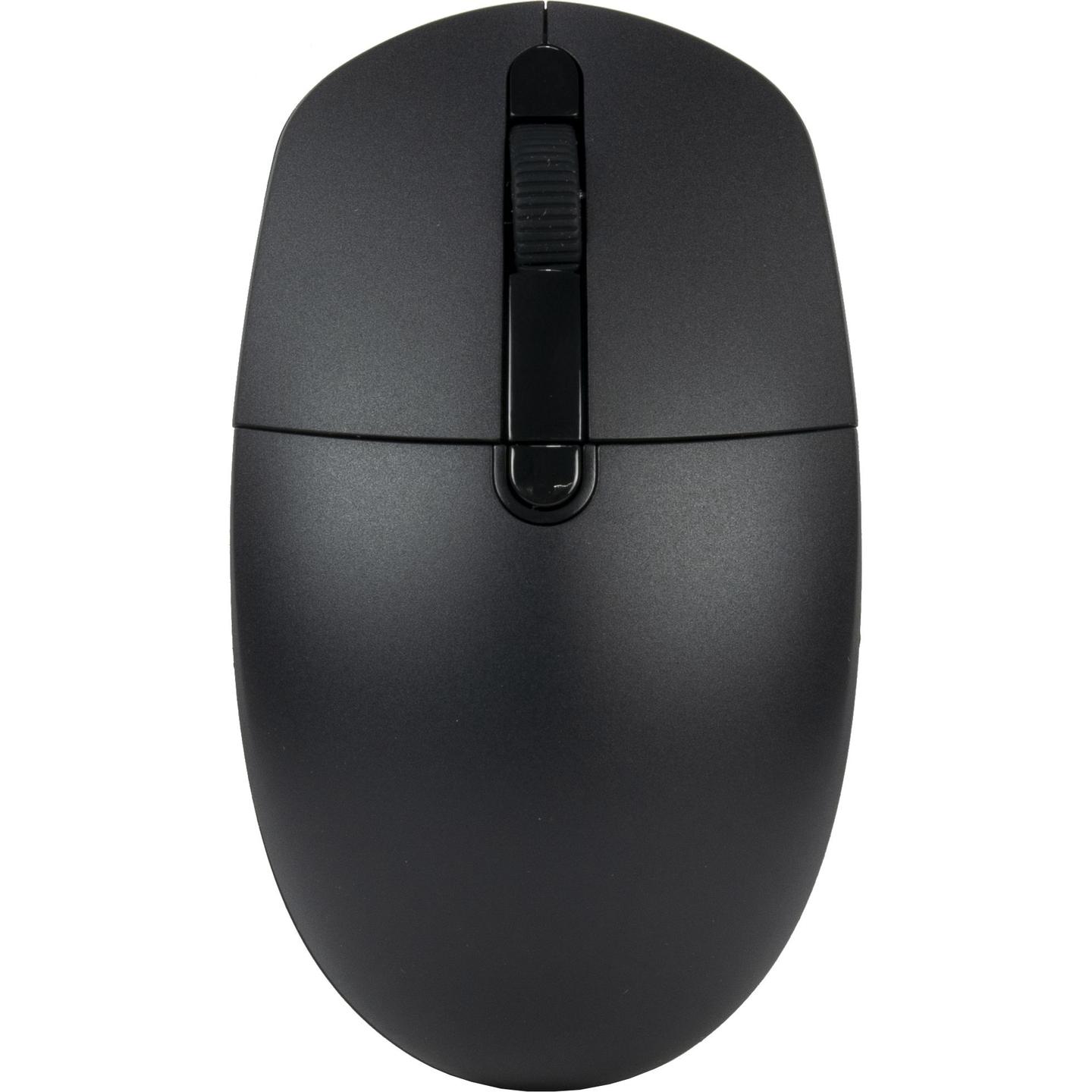 Combo (Tastierë & Maus) Inter-Tech KB-208-II, Wireless, QWERTZ Gjerman, 2.4 GHz, 800-1600 DPI - Zezë - 3