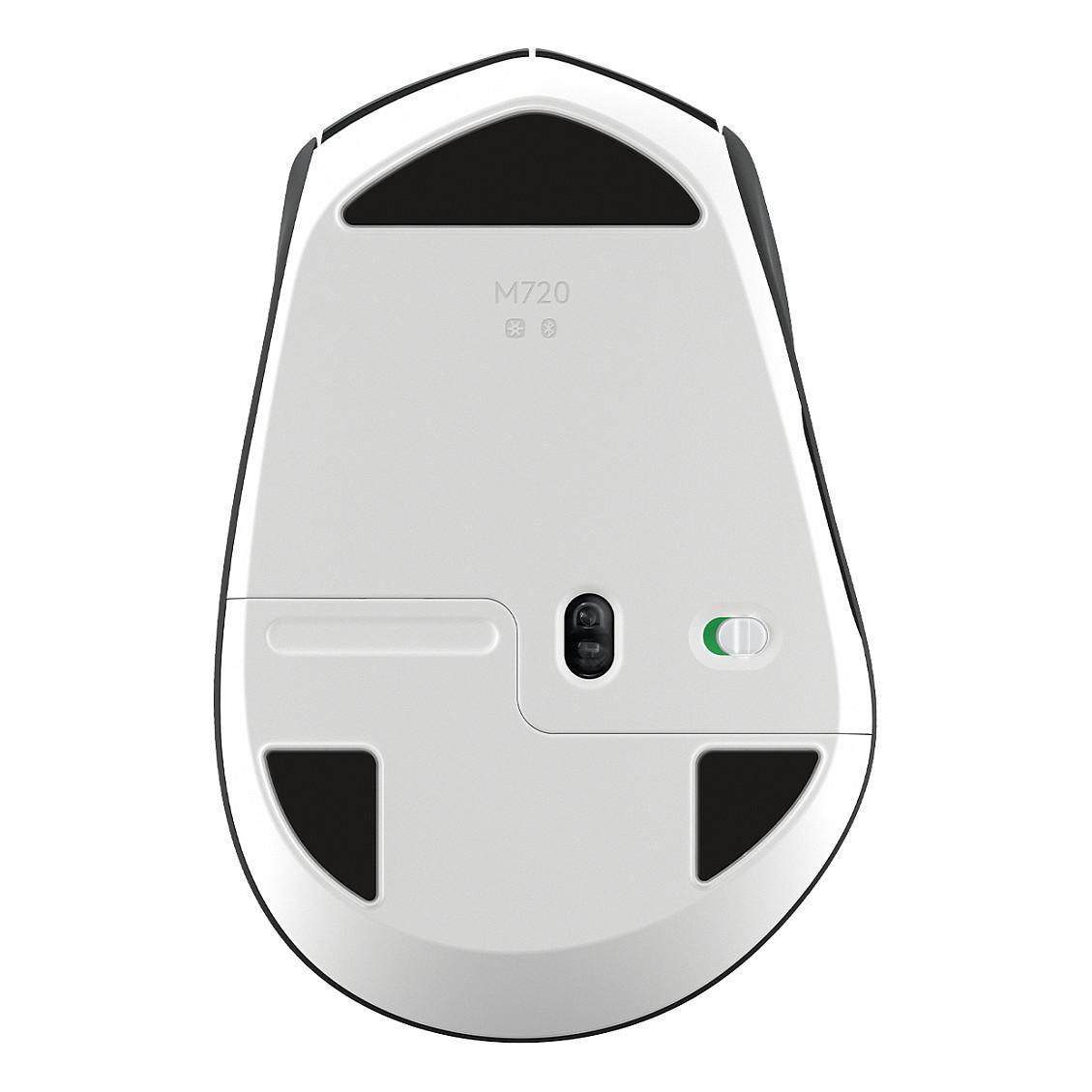 Logitech M720 Triathlon Wireless Maus – 1000 DPI, 8 Butona, Bluetooth + 2.4GHz, Unifying Receiver – Zezë - 12